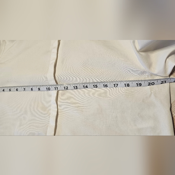 MAJE CHARLYZ fluted sleeve cotton poplin white shirt ,Sz.2  V-BL - Picture 12 of 14